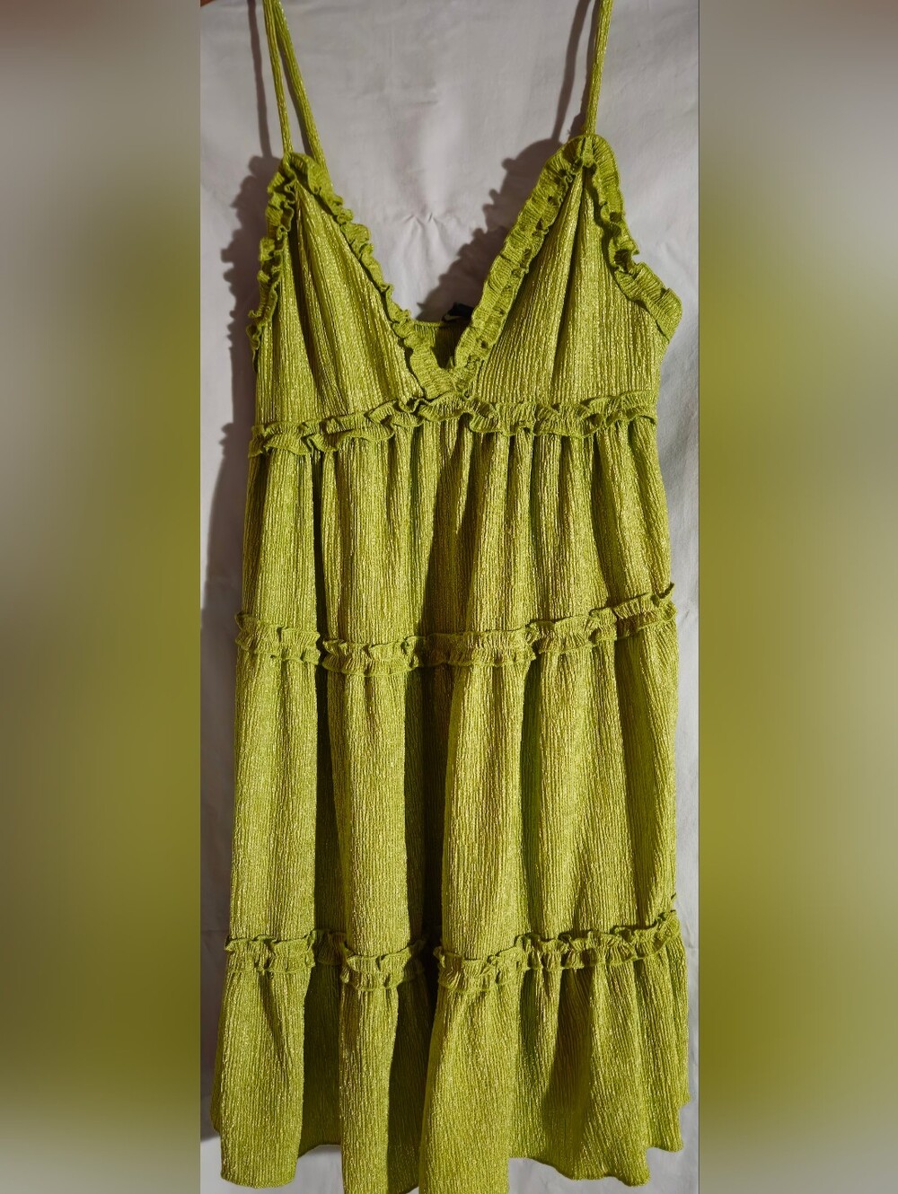 wild fable Olive Green Textured Dress